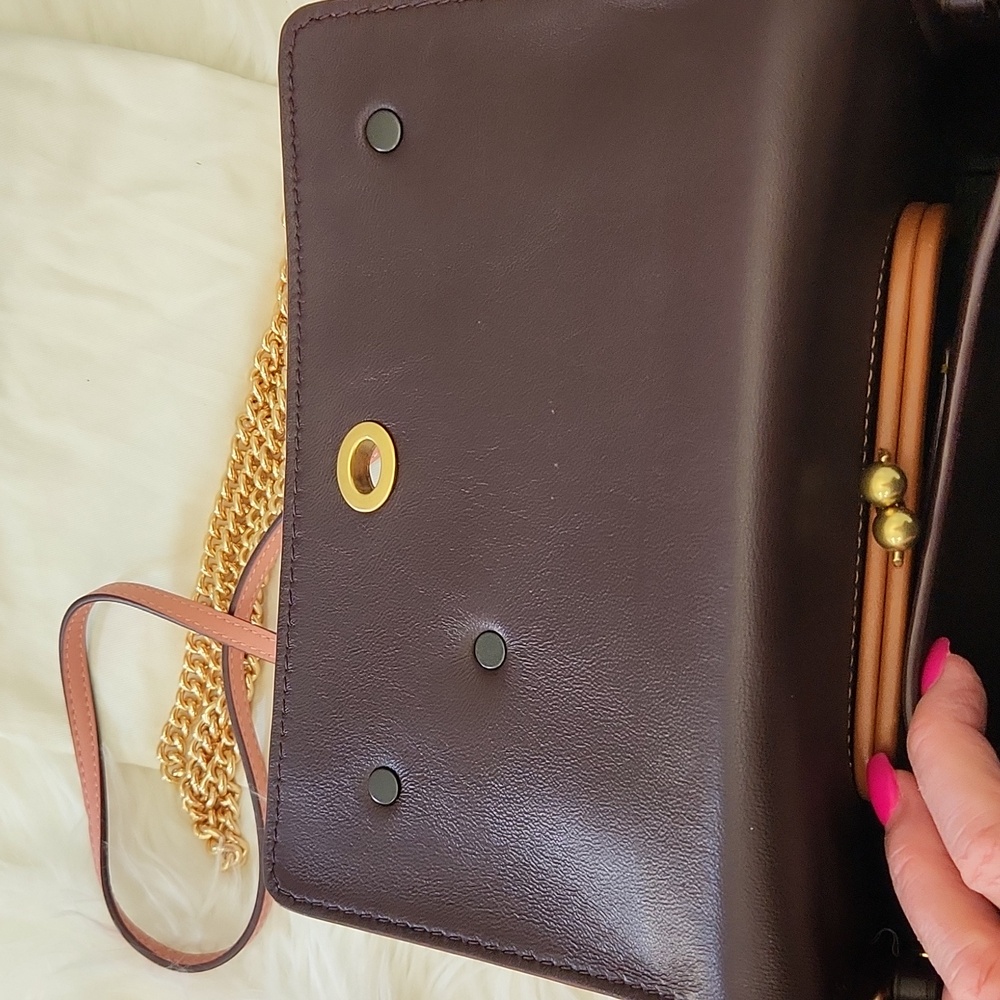 Coach Custom Tea Rose Dinky Peony Pink - Picture 9 of 16